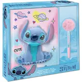 Stitch Set Mit Squishy-notizbuch Und Bommelstift