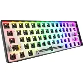 Sharkoon SKILLER SGK50 S4, 60%, Kabelgebunden, USB, QWERTY, RGB-LED, Schwarz