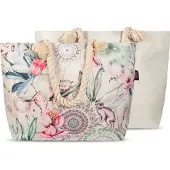 Hip Bag 43x60 cm - tropical print with mandalas