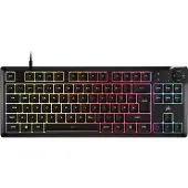 Corsair K55 CORE TKL RGB, Kabelgebunden, USB, Membran Key Switch, QWERTY, RGB-LED, Schwarz