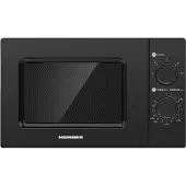 Heinner HMW-MD20MBK, Arbeitsplatte, Solo-Mikrowelle, 20 l, 700 W, Drehregler, Schwarz