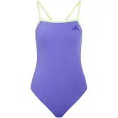 Adidas Damen Badeanzug mit dünnen Trägern und V-förmigem Rückendesign