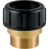 Geberit GE PE Stutzen, d 50mm, R 1 1/2 Außengewinde, mit Verschraubung, 359309, 1 Stk.