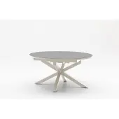 Outdoor Gartentisch AREZZO LBH 145x145x75 cm beige Outdoortisch