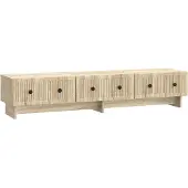 vidaXL TV-Schränk Sonoma-Eiche 147 x 34,5 x 30 cm Holzwerkstoff