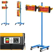 MSW Infrarot-Farbstrahltrockner auf Stativ 2200W IR-DRYER2000.2