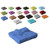EXKLUSIV HEIMTEXTIL Seiftuch 4er Set 30 x 30 cm Royalblau