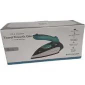 Grunkel PLV-900, Trocken- & Dampfbügeleisen, Antihaft-Platte, 1,9 m, Weiß, Blau, 0,075 l, Kunststoff, Edelstahl