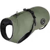 Hunter Hundemantel Uppsala, khaki, 2in1 Design, Größe 55, wasserabweisend
