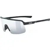 Uvex Sports S533095 dyrt Unisex-Sonnenbrille Halbrand Monoscheibe Kunststoff-Gestell, schwarz