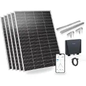 Sunshare Ray Lite 1000 W Balkonkraftwerk mit Halterung, 800 W Inverter