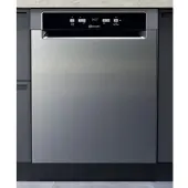 Bauknecht BKEX UBN, Unterbau, Standardgröße (60 cm), Edelstahl, 1,3 m, Zusammenklappbar, 14 Maßgedecke