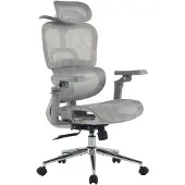 CLP Bürostuhl Jenson Netzstoff HBT: 109x71x72 cm grau
