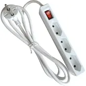 As Schwabe as - Schwabe 3-Fach Steckdosenleiste weiß mit Schalter 230 V / 16 A
