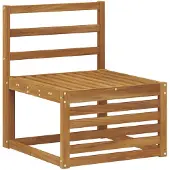 vidaXL Outdoor-Sofagarnitur 7 stk. Natur Massivholz Akazie