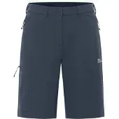 Jack Wolfskin Shorts "PICO TRAIL SHORTS W" mit zwei Hüfttaschen, winddicht, atmungsaktiv, längerer Bermudaschnitt