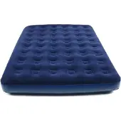 Markenlos Luftbett Royal-Blau 203 x 152 cm - Komfortables Luftbett für Zwei Personen