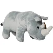 Deef Kuscheltier Nashorn Rhinozeros Plüschtier Safari Wildtier grau