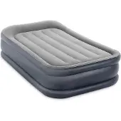 Markenlos Luftbett Einzeln mit Fiber-Tech Technologie - ideal für Camping und Übernachtungen