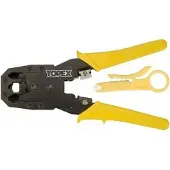 Topex Crimpzange für Westernstecker 4P 6P 8P
