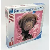 Ravensburger 15216 Labradorwelpe Extraformat 50cm x 50cm 500 Teile Puzzle