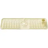 OEM Küchenrückwand- Wasserhahnmatte- Abflussmatte- Leckstelle für Wassergriff für Küche- Badezimmer - Beige
