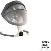 OEM Elektrische Wipstoel für Babys - Babywippe - Baby Wieg in Grau