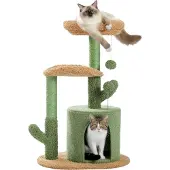 Famanu Kratzbaum für Katzen - 78 cm - Grün