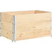 Syfax Hochbeete 3 Stk. 50x100 cm Kiefer Massivholz