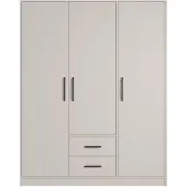 Meblar Marmex Kleiderschrank dreitüriger SMART 2 Cashmere 150x190x56 cm