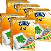 Melitta 5 x Swirl S 67 MP Plus AirSpace Staubsaugerbeutel Staubbeutel Microvlies