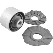 TEDGUM 00463839 Querlenkerbuchse Hinten (Vorne) Nissan, Renault Qashqai, X-Trail