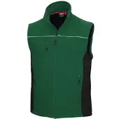 AS-Arbeitsschutz GmbH NITRAS MOTION TEX LIGHT, Softshellweste, grün / schwarz 5XL