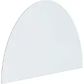 Syfax Feuerstelle Glasplatte Transparent 800 x 600 mm Glas