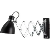 Steinhauer Wandleuchte Spring schwarz mit chrom