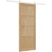 vidaXL Schiebetür ORKDAL 86 x 211 cm Massives Kiefernholz