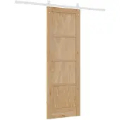 vidaXL Schiebetür ORKDAL 73,5 x 211 cm Massives Kiefernholz