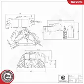 ESEN SKV Lagerung, Motor 75SKV369