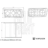 Blue Print Luftfilter ADBP220230