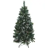 Tarrington House Gletscher künstlicher Weihnachtsbaum, Kunststoff, Ø 81 x 150 cm, grün/weiß