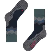 Falke TK2 Explore Crest Herren Wandersocken, 39-41, Blau, Wolle