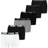 Puma Boxershorts "MEN EVERYDAY BOXER" Packung, 6er Pack, Elastischer Logobund, Stretchmaterial, ohne Eingriff