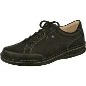 Finn Comfort Herren Halbschuh, Nantes, , Schwarz, Leder, NEU - Herrenschuhe Bequemschuhe, Schwarz, leder (bison)