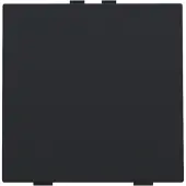 Niko Home Control Einzelne Drucktaste Schwarzes Stahl - 161-51001