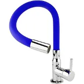 OEM Kaltwasser-Wannenarmatur stehender Dusenhebel für Badezimmer und Toilette - Chrom und Blau