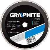 Graphite Graphit-Diamantscheibe 230x22,2 mm, massiv - 57H646