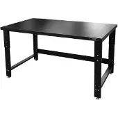 Neo Tools Werkbank 150x78x83cm, höhenverstellbar 830-980mm, 450 kg Tragkraft, rutschfeste MDF-Platte