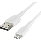 Belkin CAA001BT0MWH, 0,15 m, Lightning, USB A, Männlich, Männlich, Weiß