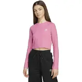 Adidas Originals Rib Crop Long Sleeve Long-sleeve Top Kids Größe: 152 | Sportbekleidung Outlet | kids