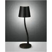 FABAS LUCE JUDY Akku Tischleuchte LED 1x3W schwarz